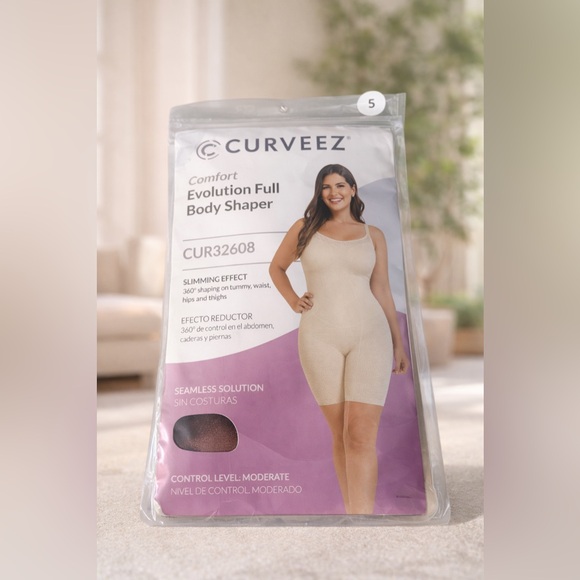 Other - CURVEEZ Full Body Shaper – Comfort Evolution | Size Small | Seamless Sculpting